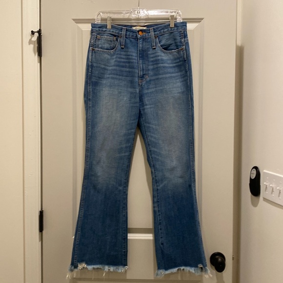 Madewell Rigidly Flare Jeans - Picture 1 of 8
